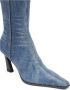 Diesel D-Allas Bt Ankle boot in washed denim Blue Dames - Thumbnail 5