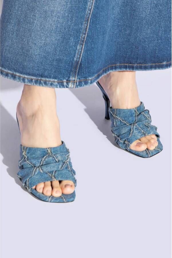 Diesel D-Sydney SDL denim mules Blue Dames