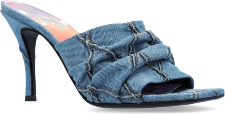 Diesel D-Sydney SDL denim mules Blue Dames