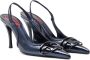 Diesel D-Venus Sb Patent snake-effect slingback pumps Blue Dames - Thumbnail 2