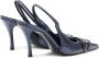 Diesel D-Venus Sb Patent snake-effect slingback pumps Blue Dames - Thumbnail 3