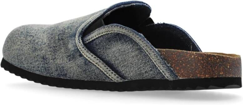 Diesel Denim slides D-Woodstock Gray Heren