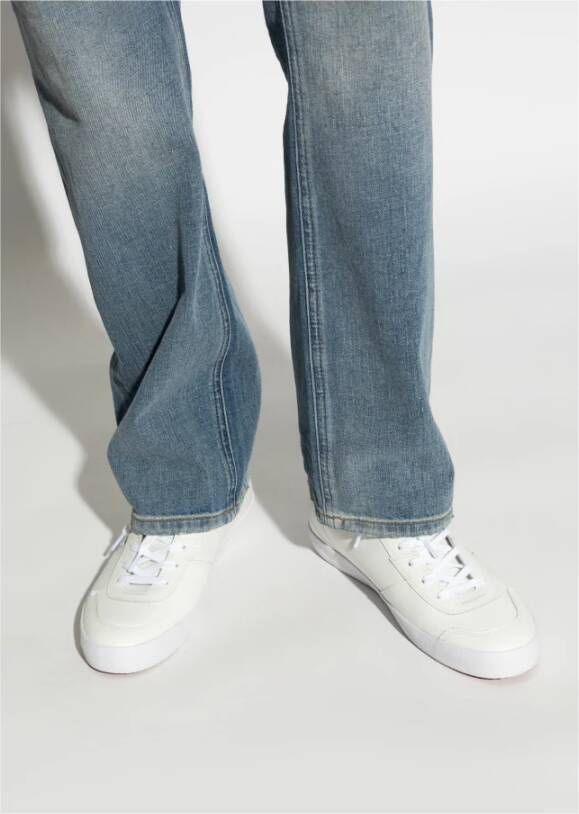 Diesel Enkellange sportschoenen 'S-Leroji Mid' White Heren