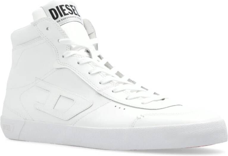 Diesel Enkellange sportschoenen 'S-Leroji Mid' White Heren