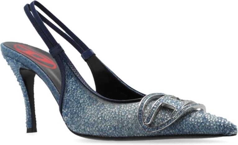 Diesel Hakken schoenen D-Venus Blue Dames