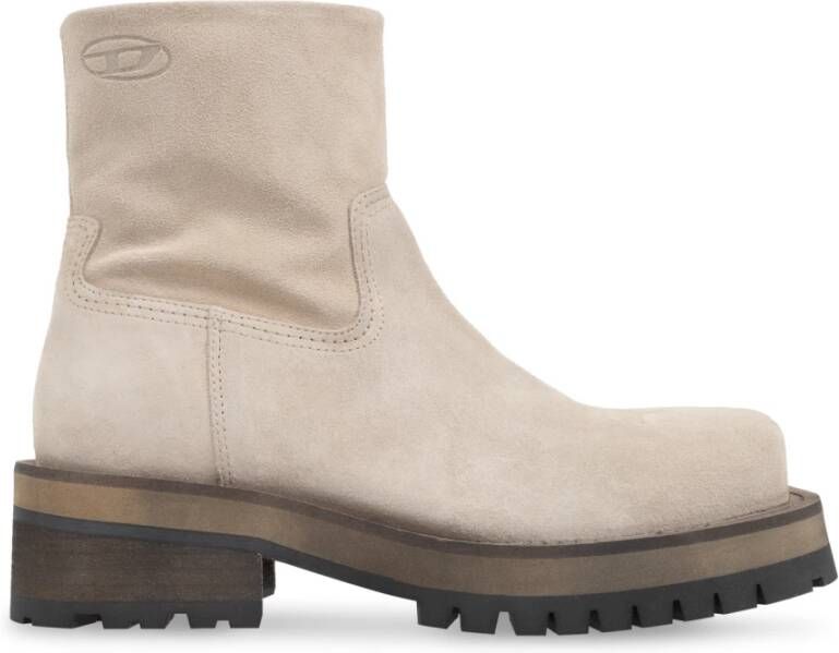 Diesel Laarzen D-Texan 2In1 Beige Dames