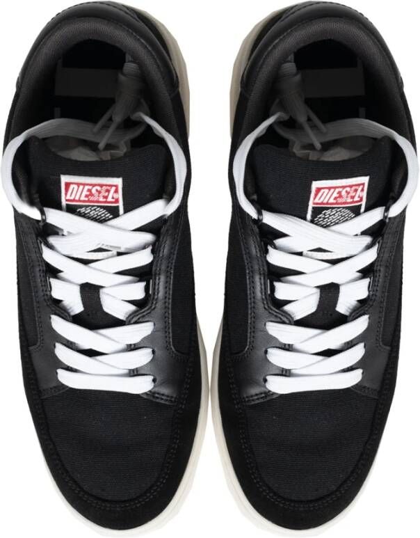 Diesel Lage Vetersneakers Black Heren