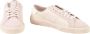 Diesel Leren Sneakers met Rubberen Zool White Dames - Thumbnail 2