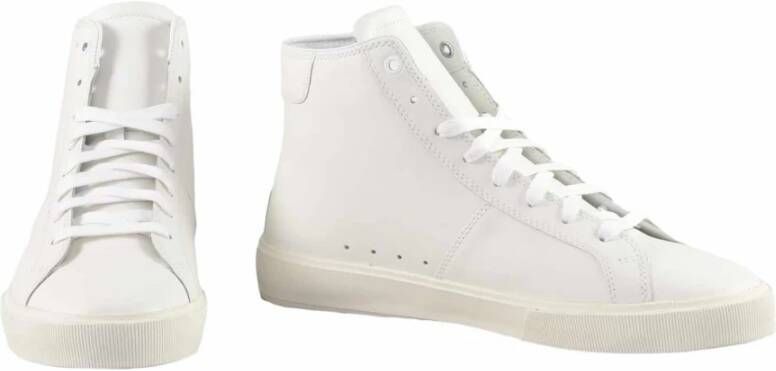 Diesel Leren Sneakers met Rubberen Zool White Heren