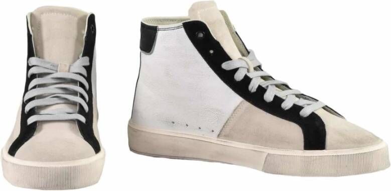 Diesel Leren Sneakers met Rubberen Zool White Heren