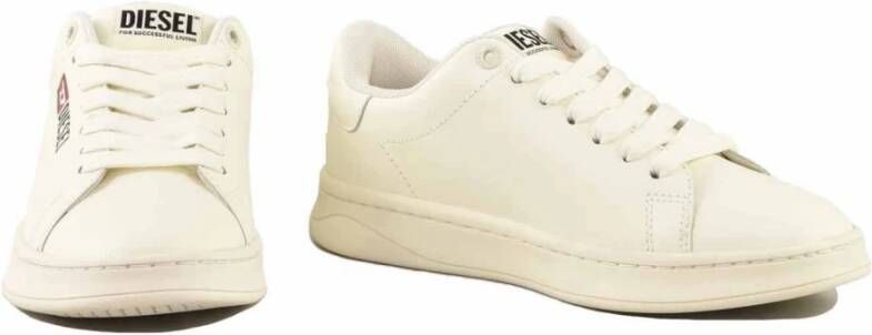 Diesel Leren Sneakers White Dames