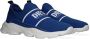 Diesel Lichtgewicht Blauwe Textiel Lage Sneakers Blue - Thumbnail 3