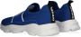 Diesel Lichtgewicht Blauwe Textiel Lage Sneakers Blue - Thumbnail 4