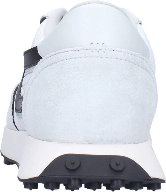 Diesel Mesh Lage Sneaker met Suède en Leren Details White Heren