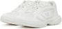 Diesel Mesh Textuur Sneakers Veters Rubberen Zool White Heren - Thumbnail 8