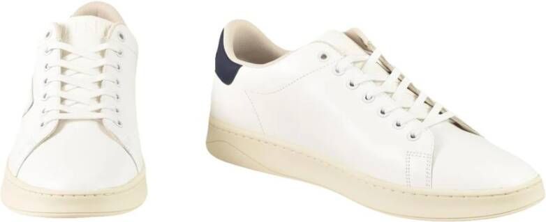 Diesel Rubber en leren sneakers White Heren