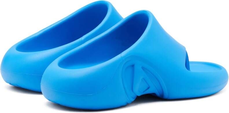 Diesel Rubber muiltjes flip-flop Blue Unisex