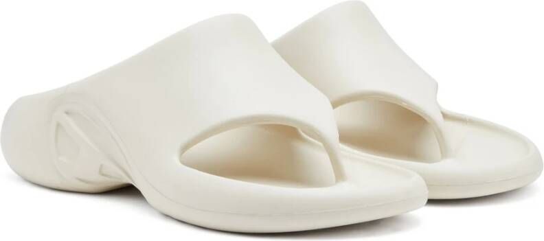 Diesel Rubber muiltjes flip-flop White Heren