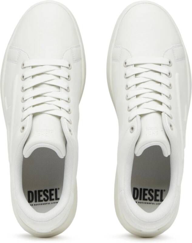 Diesel S-Athene Low W Sneakers with embossed D logo White Dames