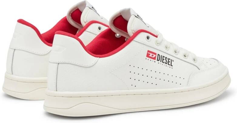 Diesel S-Athene Vtg Retro sneakers in perforated leather White Heren