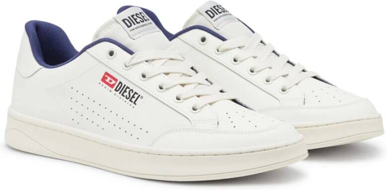 Diesel S-Athene Vtg Retro sneakers in perforated leather White Heren