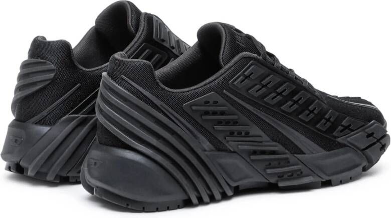 Diesel S-Prototype Low W Sneakers in mesh and rubber Black Dames