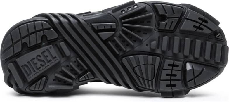 Diesel S-Prototype Low W Sneakers in mesh and rubber Black Dames