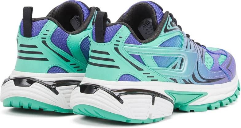 Diesel S-Serendipity Pro-X1 Dégradé sneakers in mesh and leather Blue Dames