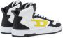 Diesel S-Ukiyo V2 Mid High-top sneakers in leather and nylon White Heren - Thumbnail 3