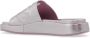 Diesel Sa-Slide D Oval W Metallic slide sandals with Oval D strap Purple Dames - Thumbnail 6