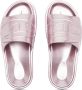 Diesel Sa-Slide D Oval W Metallic slide sandals with Oval D strap Purple Dames - Thumbnail 12