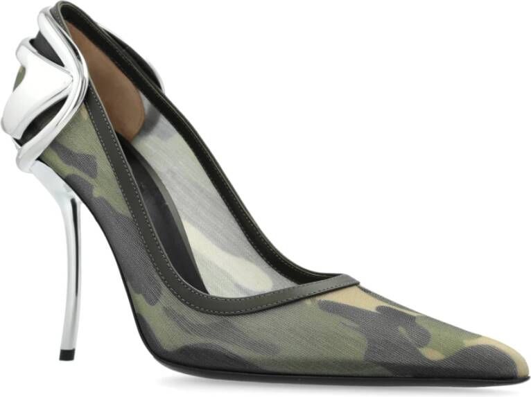 Diesel Schoenen met hak D-Ten Green Dames