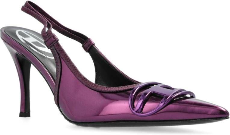 Diesel Schoenen met hak D-Venus Purple Dames