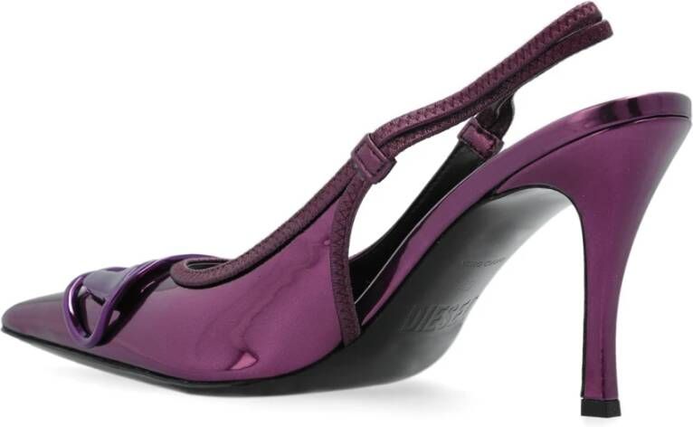 Diesel Schoenen met hak D-Venus Purple Dames