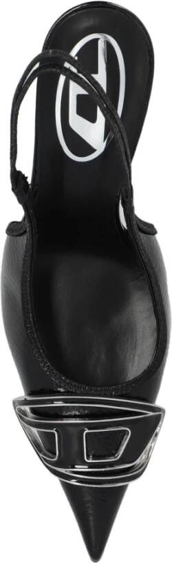 Diesel Schoenen met hak D-Venus SB Black Dames