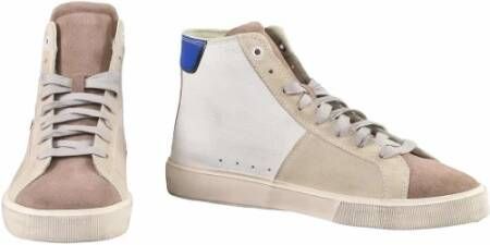 Diesel Moderne Leren Sneakers Wit Heren