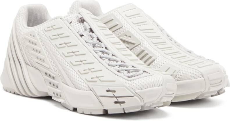 Diesel Sneakers in mesh en rubber White Heren