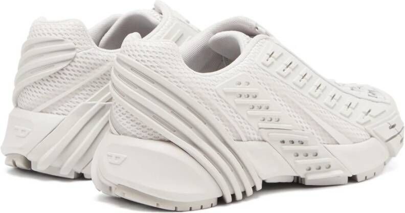 Diesel Sneakers in mesh en rubber White Heren