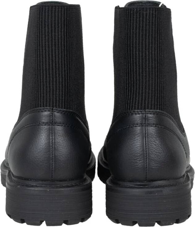 Diesel Stijlvolle Veterschoenen Werklaarzen Black Dames