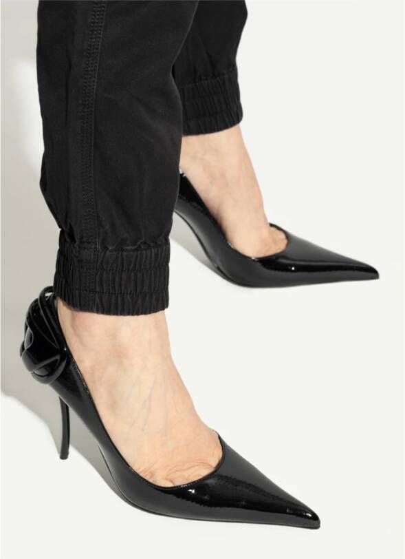 Diesel Stilettos D-Ten Half Black Dames