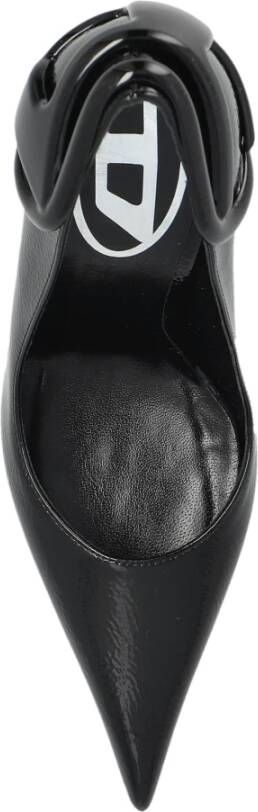 Diesel Stilettos D-Ten Half Black Dames