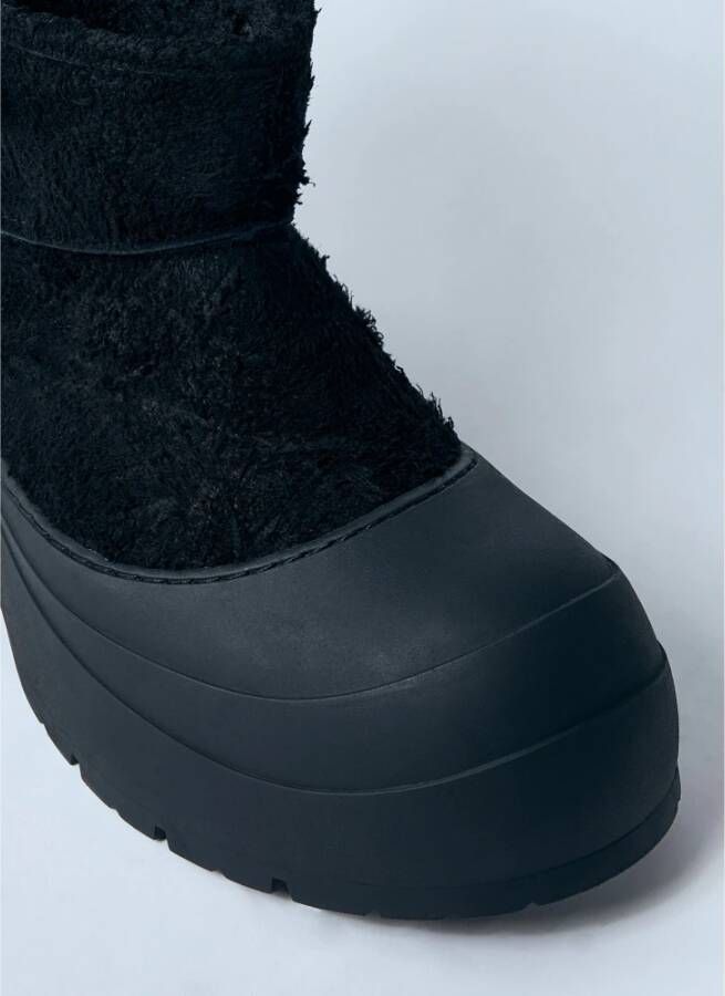 Diesel Suede Montone Laarzen met Chunky Zool Black Heren