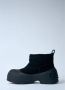 Diesel Suede Montone Laarzen met Chunky Zool Black Heren - Thumbnail 4