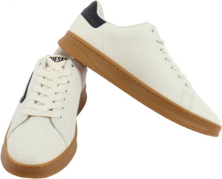 Diesel Witte Heren Sneakers S-Athene Low White Heren