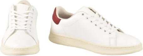 Diesel Witte Leren Veterschoenen White Heren