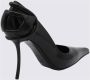 Diesel Zwarte Leren Pumps met Puntige Neus en Stiletto Hak Black Dames - Thumbnail 2