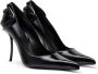 Diesel Zwarte Leren Stiletto Hak Schoenen Black Dames - Thumbnail 3