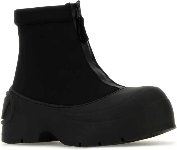 Diesel Zwarte Nylon Enkellaarzen Black Heren