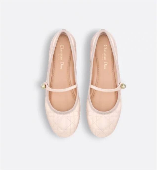 Dior Balletstijl Ballerina Schoenen Pink Dames