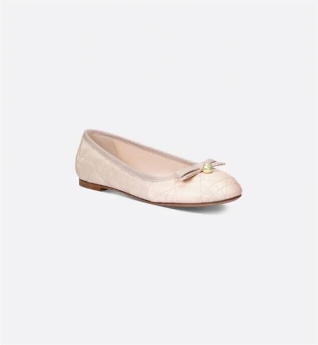 Dior Balletstijl Ballerina Schoenen Pink Dames